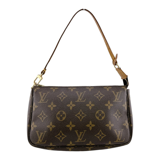 LOUIS VUITTON Pouch M51980 Monogram canvas Brown Accessory pouch Monogram Pochette Accessoires Women Used Authentic