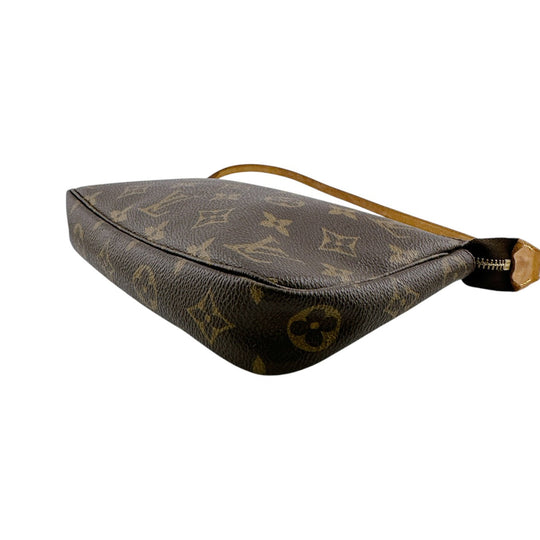 LOUIS VUITTON Pouch M51980 Monogram canvas Brown Accessory pouch Monogram Pochette Accessoires Women Used Authentic