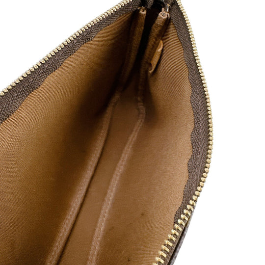 LOUIS VUITTON Pouch M51980 Monogram canvas Brown Accessory pouch Monogram Pochette Accessoires Women Used Authentic