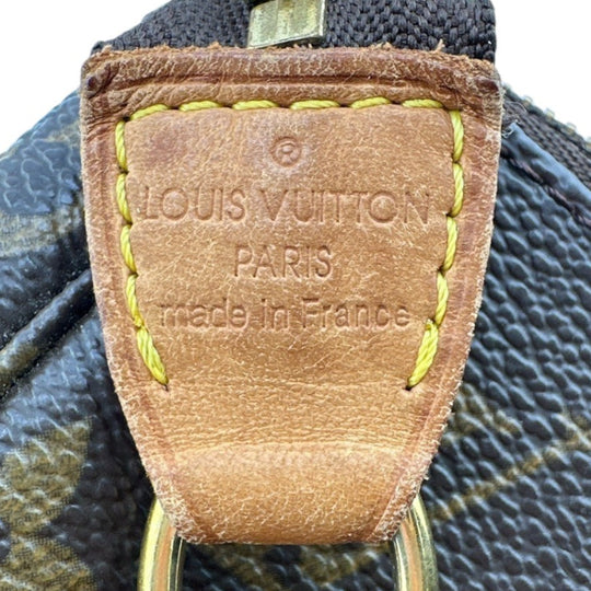 LOUIS VUITTON Pouch M51980 Monogram canvas Brown Accessory pouch Monogram Pochette Accessoires Women Used Authentic