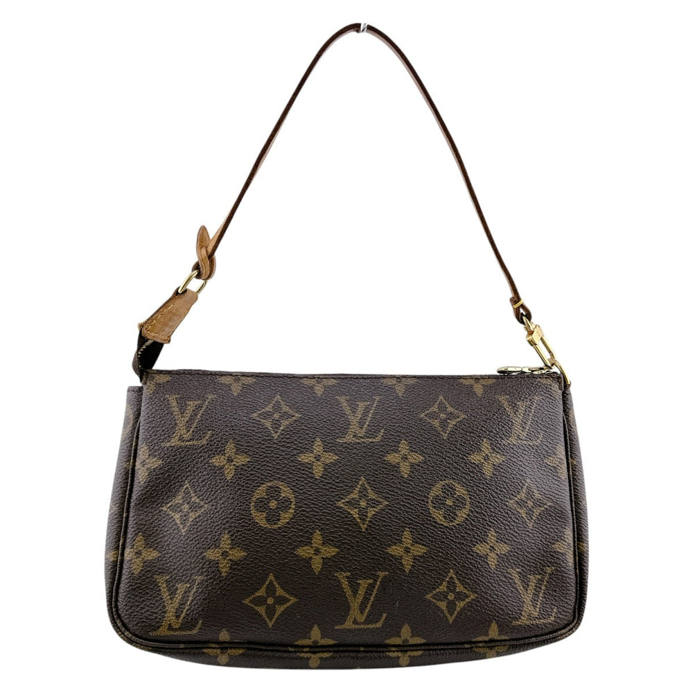 LOUIS VUITTON Pouch M51980 Monogram canvas Brown Accessory pouch Monogram Pochette Accessoires Women Used Authentic