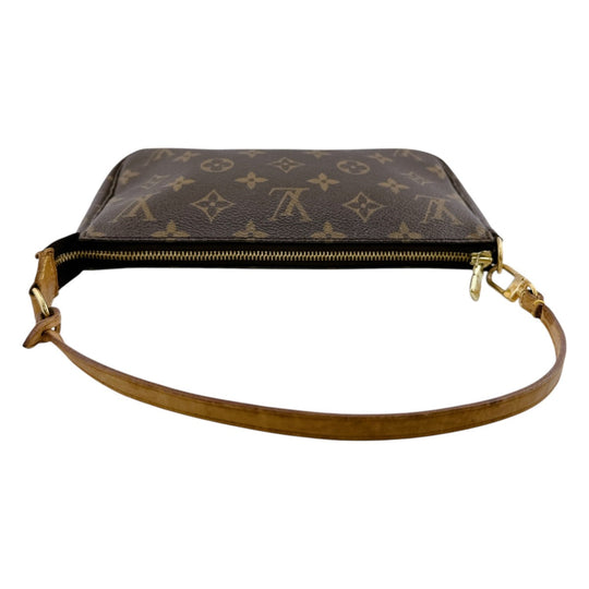 LOUIS VUITTON Pouch M51980 Monogram canvas Brown Accessory pouch Monogram Pochette Accessoires Women Used Authentic