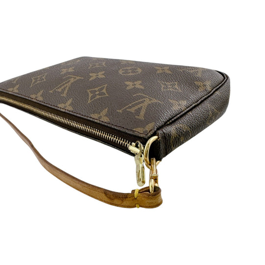 LOUIS VUITTON Pouch M51980 Monogram canvas Brown Accessory pouch Monogram Pochette Accessoires Women Used Authentic