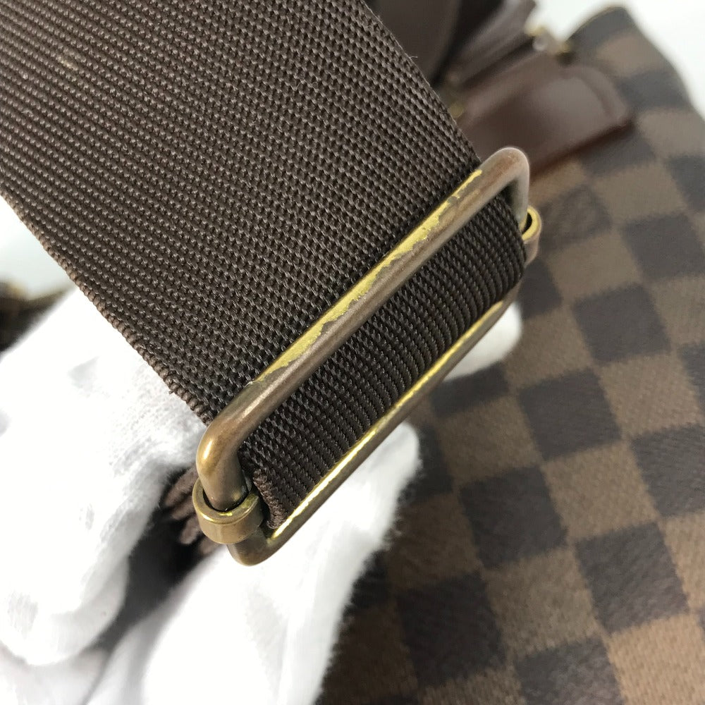 LOUIS VUITTON Shoulder Bag N51111 Damier canvas Brown Damier Pochette Bosphore Women Used Authentic