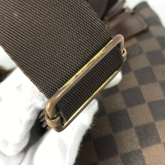LOUIS VUITTON Shoulder Bag N51111 Damier canvas Brown Damier Pochette Bosphore Women Used Authentic