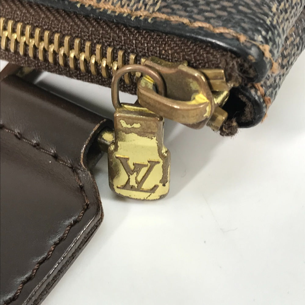 LOUIS VUITTON Shoulder Bag N51111 Damier canvas Brown Damier Pochette Bosphore Women Used Authentic