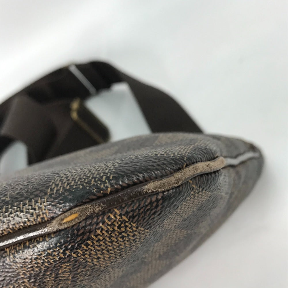 LOUIS VUITTON Shoulder Bag N51111 Damier canvas Brown Damier Pochette Bosphore Women Used Authentic