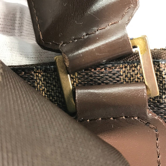 LOUIS VUITTON Shoulder Bag N51111 Damier canvas Brown Damier Pochette Bosphore Women Used Authentic