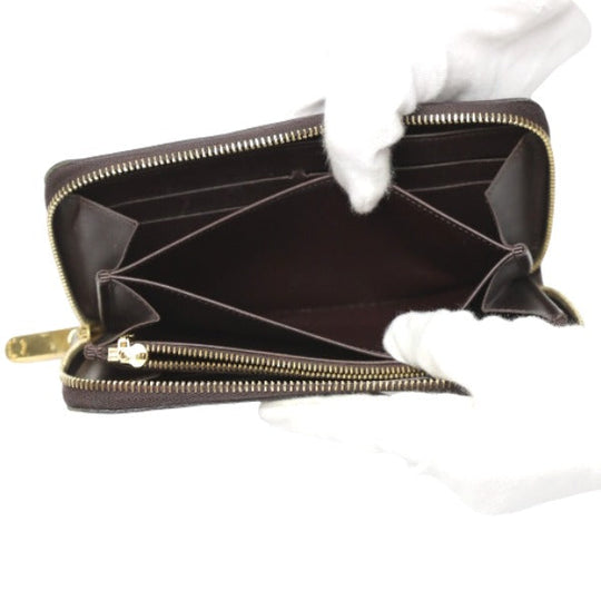 LOUIS VUITTON Long Wallet Purse M93522 Monogram Vernis Amarrant Zip Around Monogram Vernis Zippy wallet Women Used Authentic