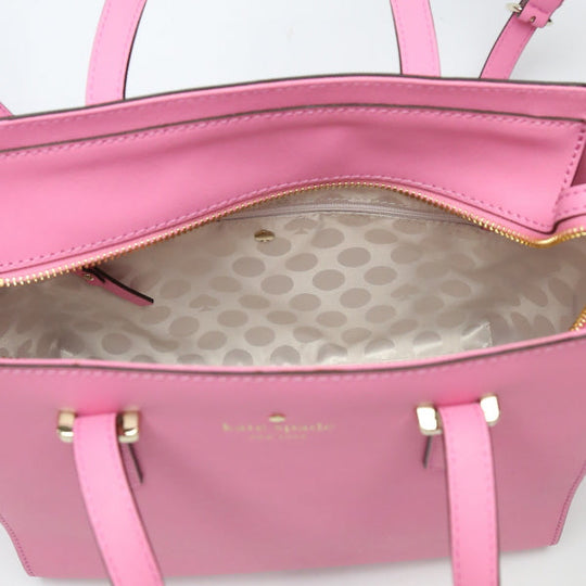 Kate Spade Handbag leather pink Unused item With Shoulder strap 2WAY Women Used Authentic