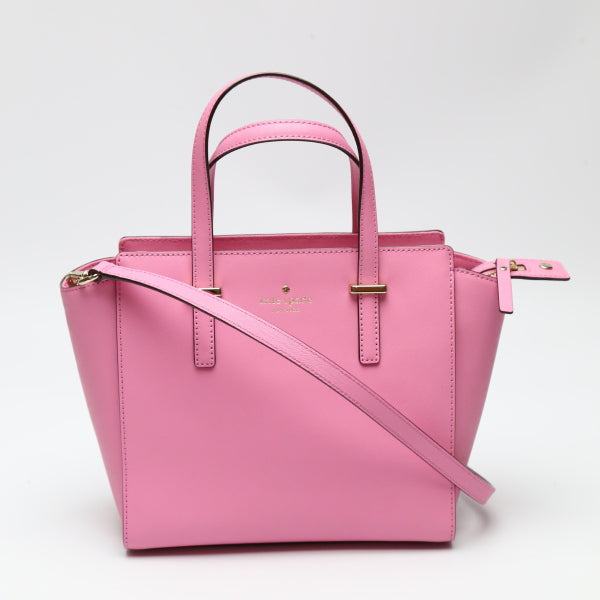 Kate Spade Handbag leather pink Unused item With Shoulder strap 2WAY Women Used Authentic