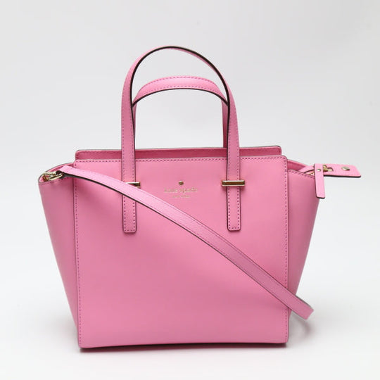 Kate Spade Handbag leather pink Unused item With Shoulder strap 2WAY Women Used Authentic