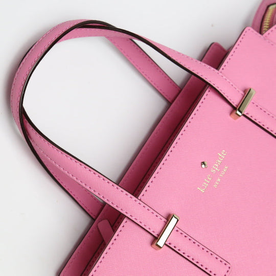 Kate Spade Handbag leather pink Unused item With Shoulder strap 2WAY Women Used Authentic