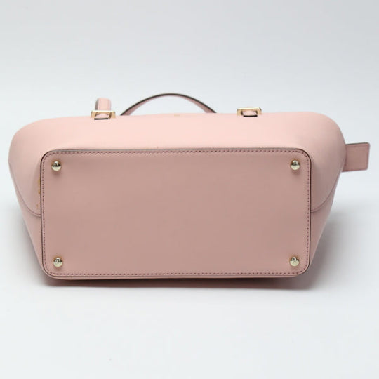 Kate Spade Tote Bag leather salmon pink Display unused item Handbag Women Used Authentic