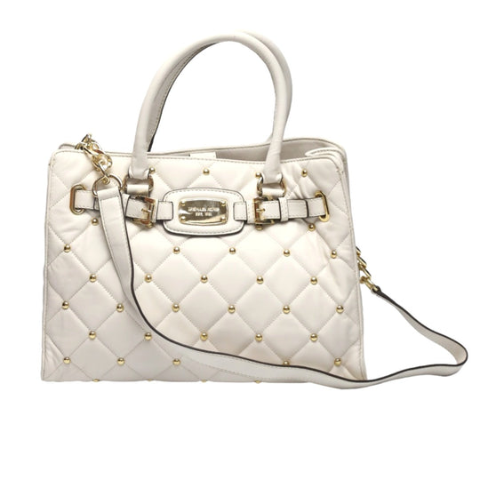 MICHAEL KORS Handbag Calfskin white 2WAYShoulder Bag Women Used Authentic