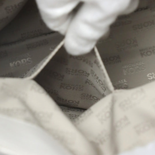 MICHAEL KORS Handbag Calfskin white 2WAYShoulder Bag Women Used Authentic