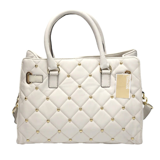 MICHAEL KORS Handbag Calfskin white 2WAYShoulder Bag Women Used Authentic