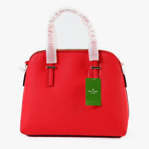 Kate Spade Handbag Safiano leather Red With Shoulder strap 2WAY
