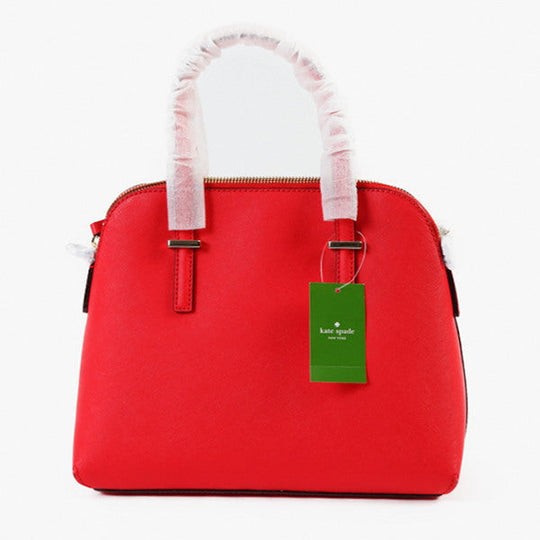 Kate Spade Handbag Safiano leather Red With Shoulder strap 2WAY