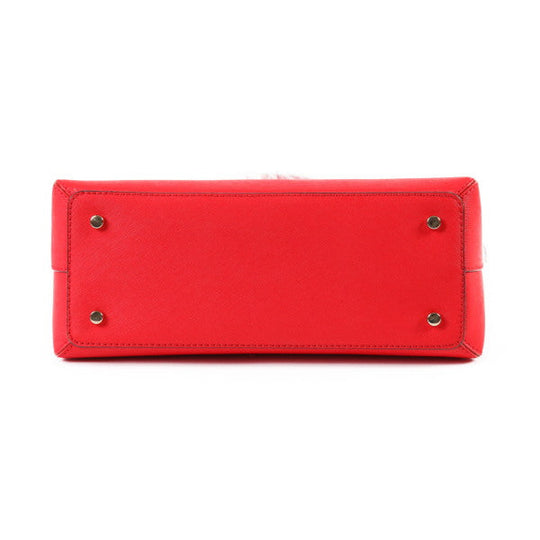 Kate Spade Handbag Safiano leather Red With Shoulder strap 2WAY