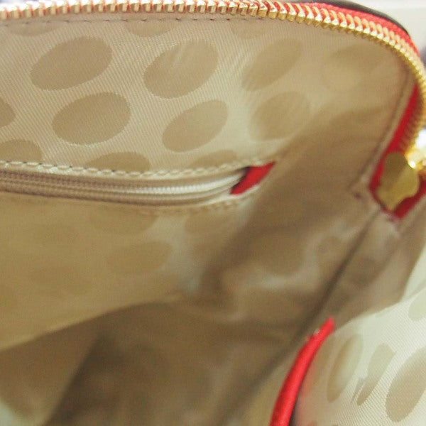 Kate Spade Handbag Safiano leather Red With Shoulder strap 2WAY