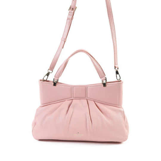 Kate Spade Shoulder Bag leather pink Unused item With Shoulder strap 2WAY Women Used Authentic