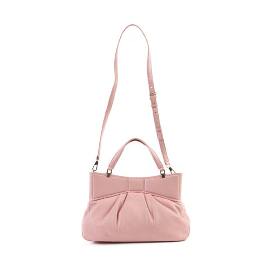 Kate Spade Shoulder Bag leather pink Unused item With Shoulder strap 2WAY Women Used Authentic