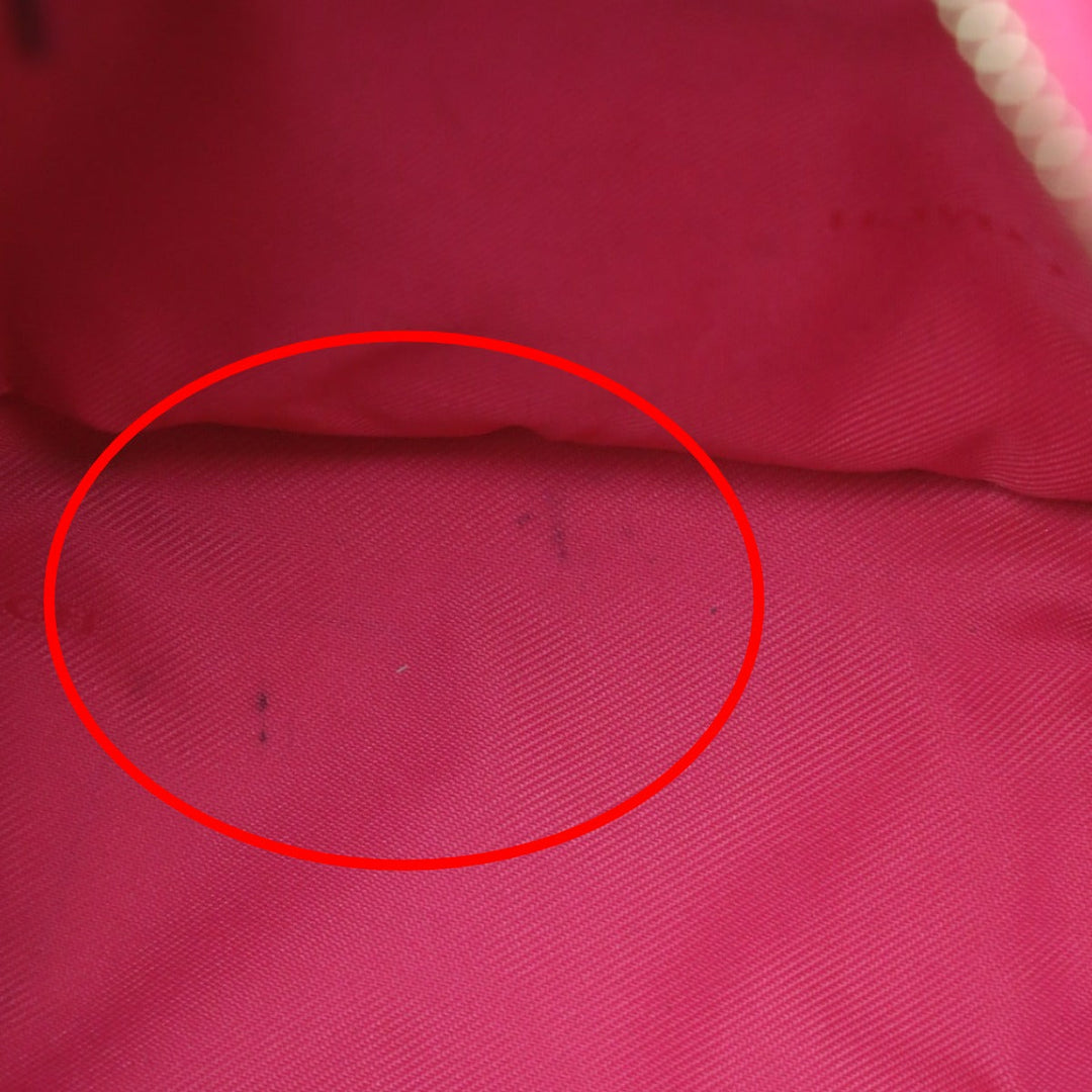 COACH Shoulder Bag leather pink Diagonal crossing Calfskin Women Used Authentic