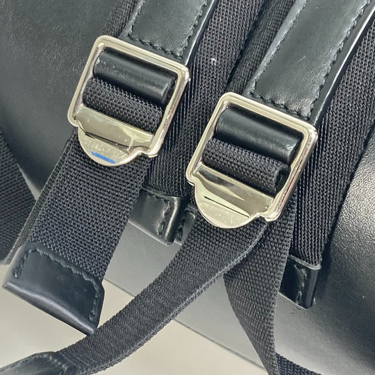 BURBERRY Backpack 8021908 Coated canvas black ML JETT Horseferry mens Used Authentic