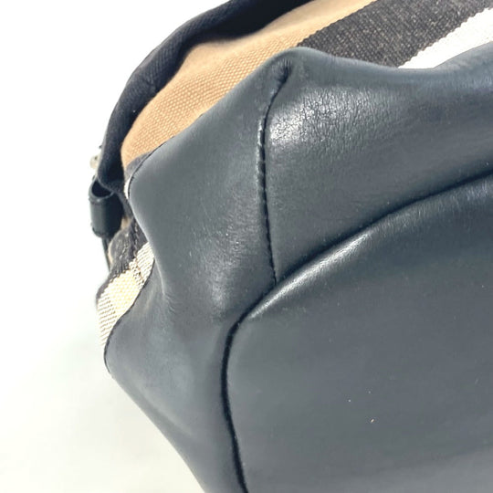 BURBERRY Backpack 3958527 Canvas / leather beige Backpack Mega Check Pattern mens Used Authentic