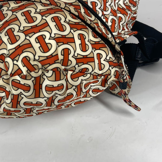 BURBERRY Backpack Nylon Orange Sling bag, waist pouch, belt bag TB logo unisex(Unisex) Used Authentic