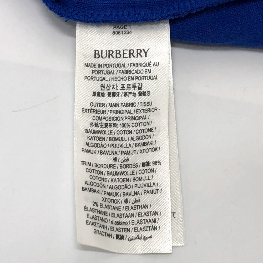 BURBERRY Short sleeve T-shirt 8081234 cotton blue Apparel Tops LIGHT BLUE mens M Used Authentic