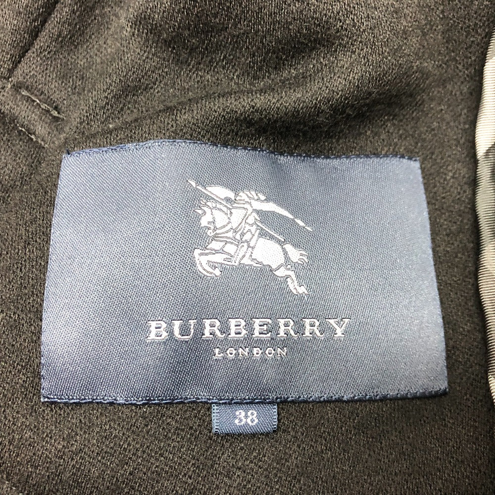 BURBERRY trench coat cotton black London Women Used Authentic