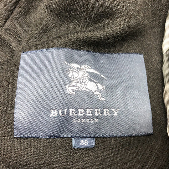 BURBERRY trench coat cotton black London Women Used Authentic