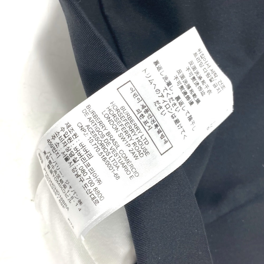 BURBERRY Tank top 8018926 polyamide black Logo Tops Women S Used Authentic
