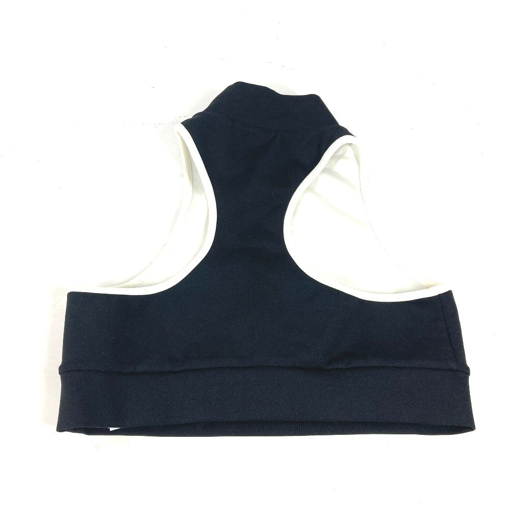 BURBERRY Tank top 8018926 polyamide black Logo Tops Women S Used Authentic