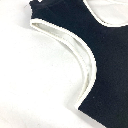 BURBERRY Tank top 8018926 polyamide black Logo Tops Women S Used Authentic