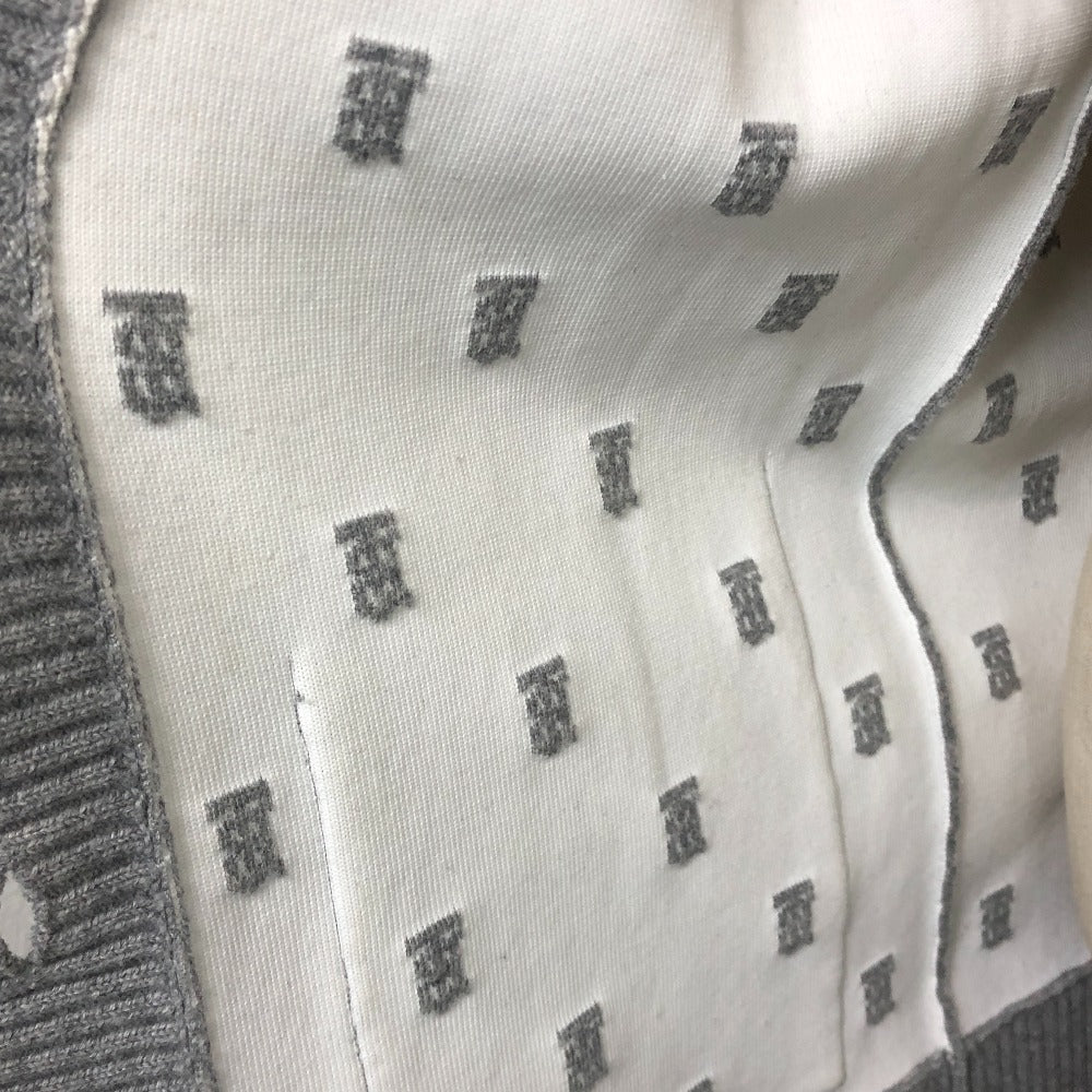 BURBERRY cardigan 8028721 wool gray TB logo all-over pattern ＳＰ