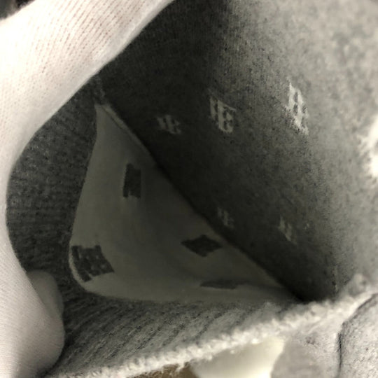 BURBERRY cardigan 8028721 wool gray TB logo all-over pattern ＳＰ