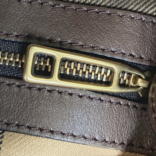 BURBERRY Tote Bag leather Brown Shoulder Gradation