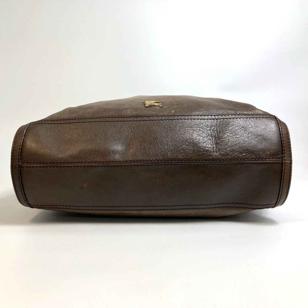 BURBERRY Tote Bag leather Brown Shoulder Gradation