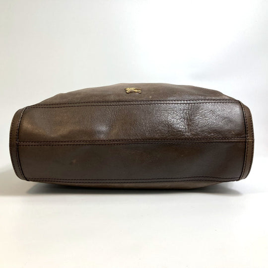 BURBERRY Tote Bag leather Brown Shoulder Gradation