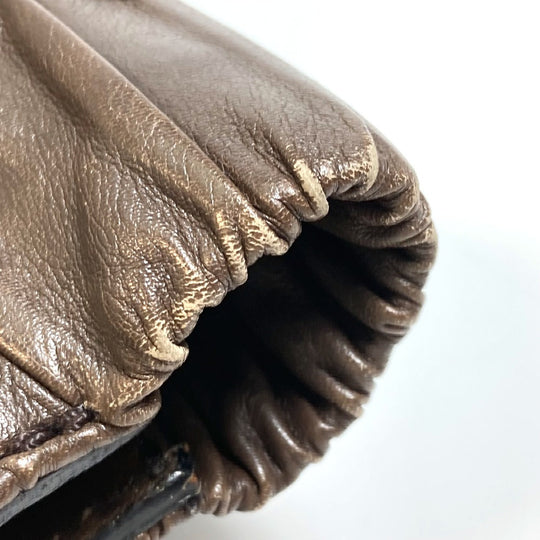 BURBERRY Tote Bag leather Brown Shoulder Gradation