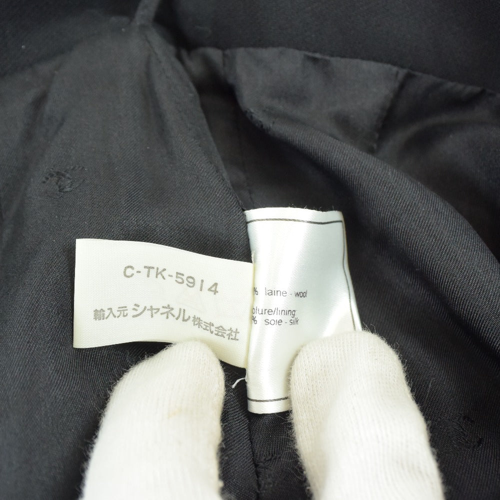 CHANEL skirt P11160V06456 Wool, Silk black 94305 Women 38 Used Authentic