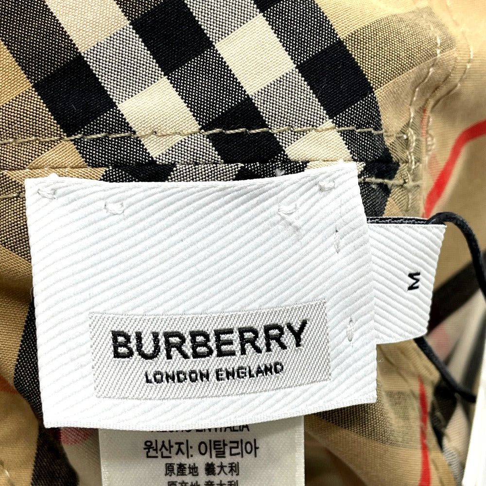 BURBERRY hat 8036994 wool Yellow x brown Vintage check reversible unisex(Unisex) M Used Authentic