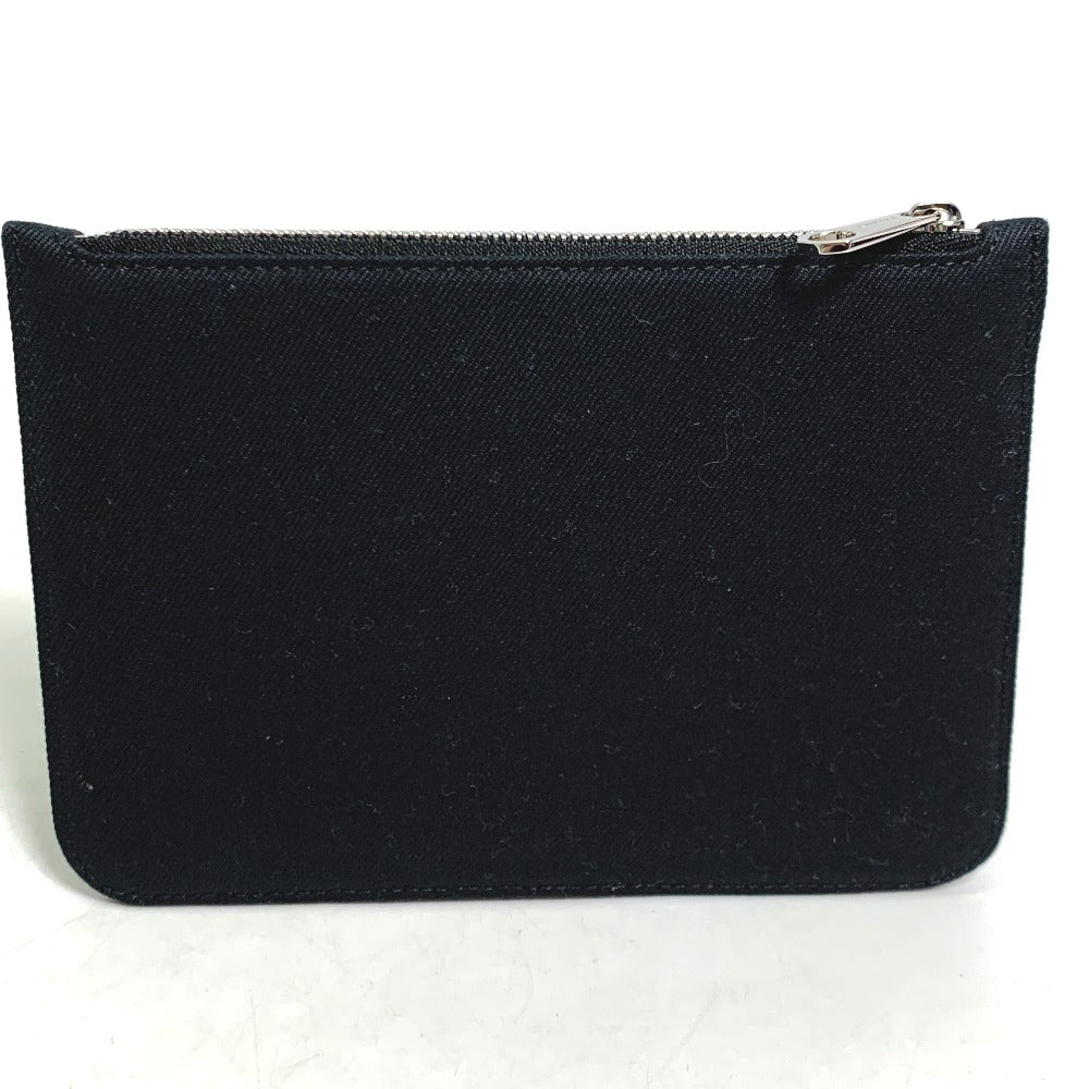 BURBERRY Pouch canvas black Makeup pouch Cosmetics Pouch LOVE Women Used Authentic