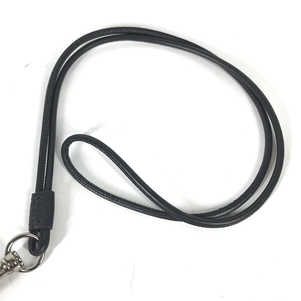 BURBERRY Coin case leather Purple type Wallet Coin Pocket With TB strap mens Used Authentic