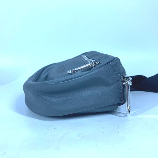 BURBERRY Sling bag 8052888 Nylon gray cross logo mens Used Authentic