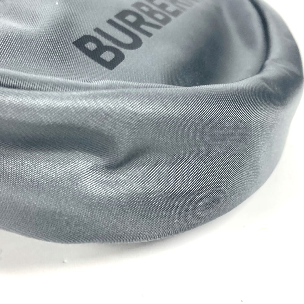BURBERRY Sling bag 8052888 Nylon gray cross logo mens Used Authentic