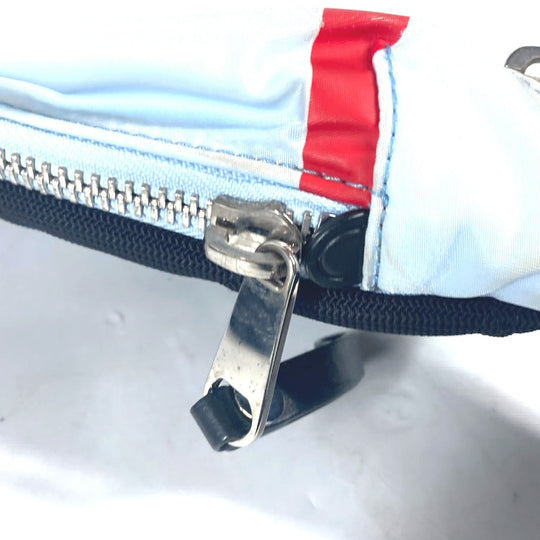 BURBERRY Sling bag 8023909 Nylon white Check logo mens Used Authentic